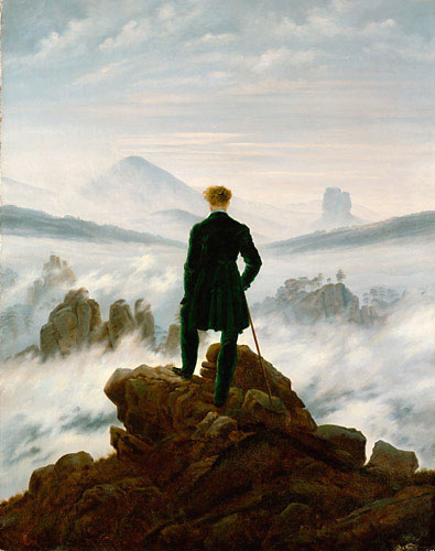 Caspar David Friedrich - Der Wanderer über dem Nebelmeer