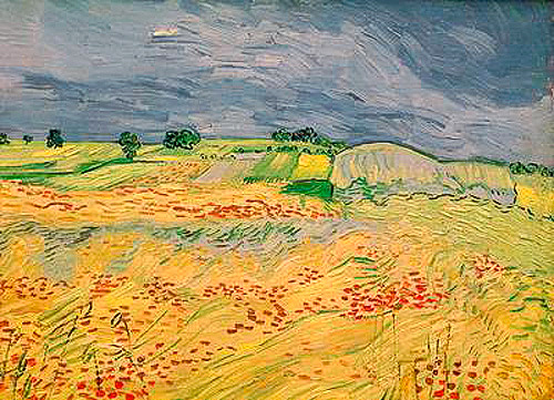 Vincent van Gogh - Ebene bei Auvers