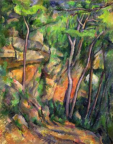 Paul Cézanne - Im Park des Chateau Noir