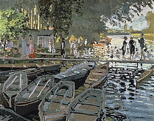 Claude Monet - Badende bei La Grenouillere