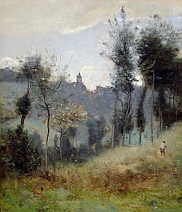 Jean Baptiste Camille Corot - Canteleu nahe Rouen
