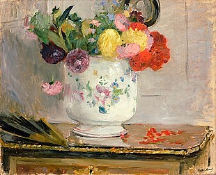 Berthe Morisot - Dahlien