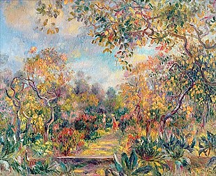 Pierre-Auguste Renoir - Landschaft bei Beaulieu