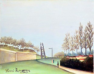Henri Rousseau - Blick vom Porte de Vanves, Paris