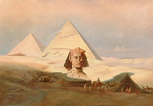 Carl Werner - Pyramiden von Giseh