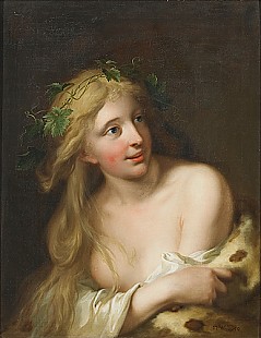 Johann Heinrich Wilhelm Tischbein - Brustbildnis einer Mänade 