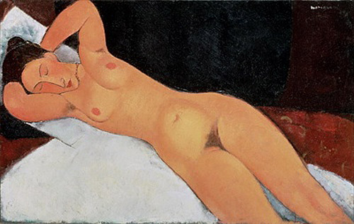 Amadeo Modigliani - Akt, 1917
