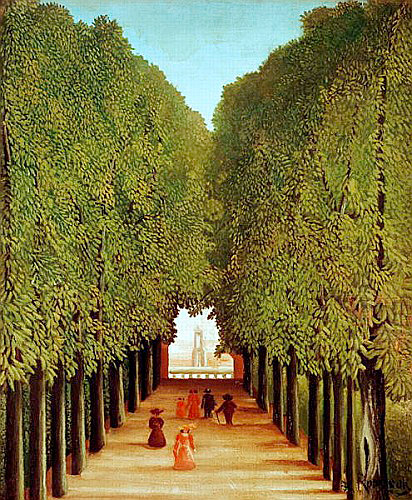 Henri Rousseau - Allee im  Park of Saint-Cloud