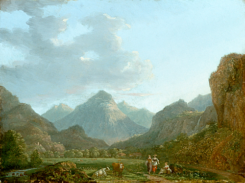 Alexandre Calame - Alpenlandschaft