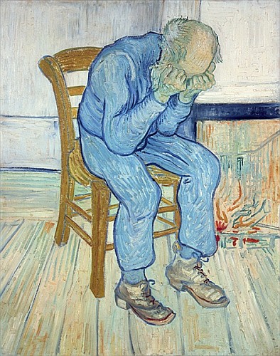 Vincent van Gogh - Alter Mann in Trauer 