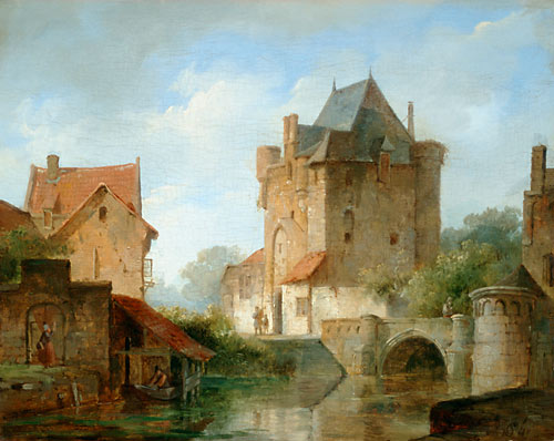 Cornelis Springer - Am Stadttor