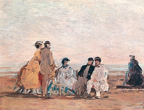 Eugéne Boudin - Am Strand von Trouville