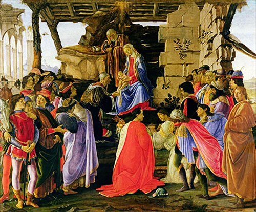 Sandro Botticelli - Anbetung der Könige