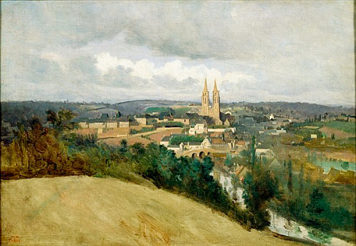 Jean Baptiste Camille Corot - Ansicht von Saint-Lo