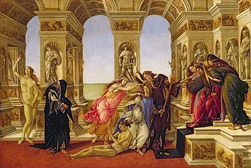 Sandro Botticelli - Apelles Verleumdung