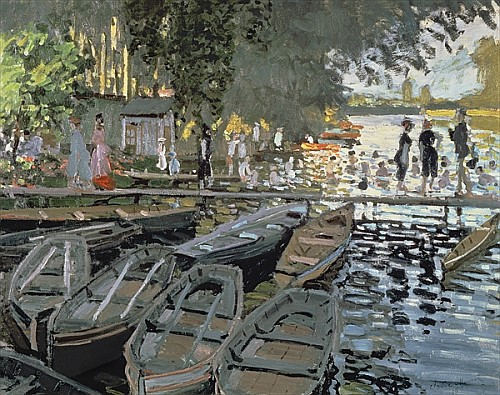 Claude Monet - Badende bei La Grenouillere