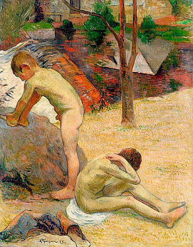 Paul Gauguin - Badende bretonische Jungen