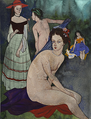 Gerda Wegener - Beim Baden