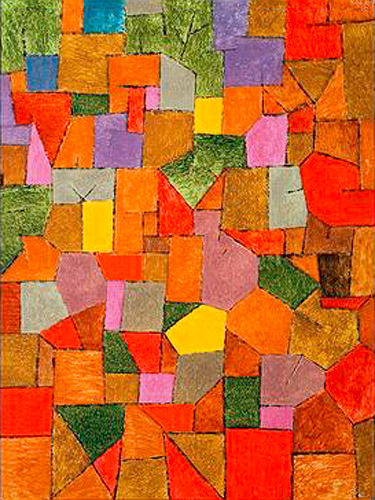 Paul Klee - Bergdorf, herbstlich