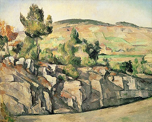 Paul Cézanne - Berghang in der Provence