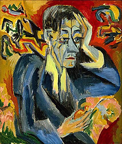 Ernst Ludwig Kirchner - Bildnis des Dichters Leonhard Frank