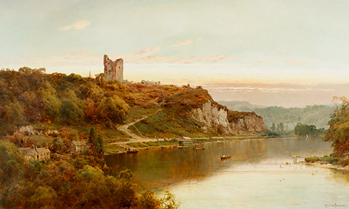 Alfred de Breanski - Blick auf das Knaresborough Castle