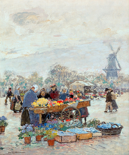 Hans Herrmann - Blumenmarkt in Vlissingen 