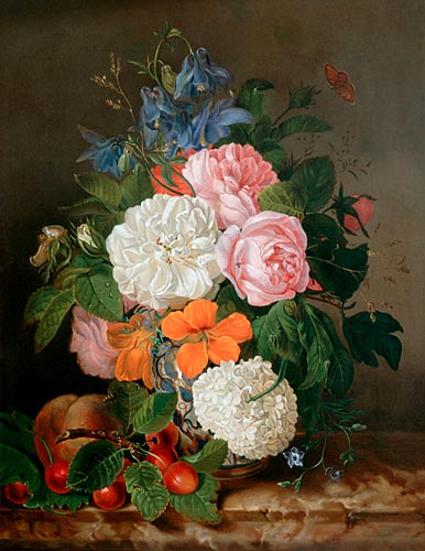 Johann Bauer - Blumenstilleben