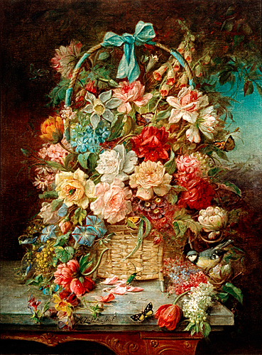 Hans Zatzka - Blumenstilleben