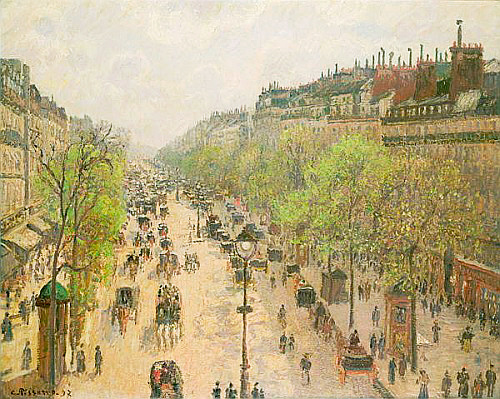 Camille Pissarro - Boulevard Montmartre, 