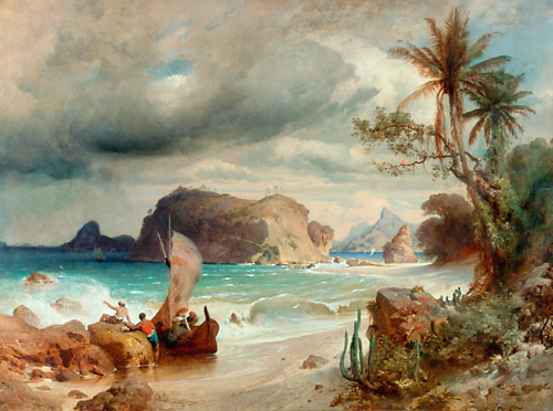 Ferdinand Keller - Brasilianische Küstenlandschaft