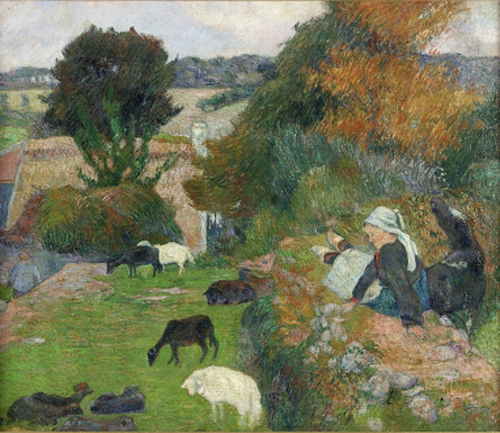 Paul Gauguin - Bretonische Hirtin