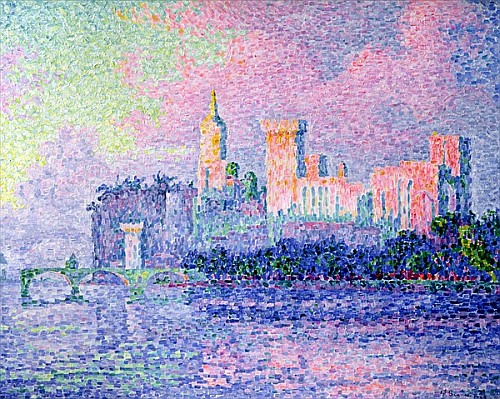 Paul Signac - Chateau des Papes, Avignon, 1900 