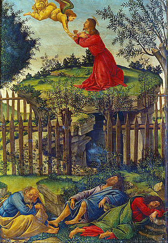 Sandro Botticelli - Christus am Ölberg