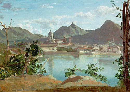 Jean Baptiste Camille Corot - Como, Stadt und See