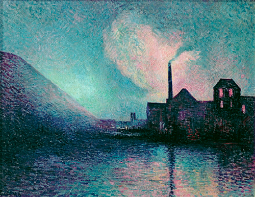 Maximilien Luce - Couillet bei Nacht