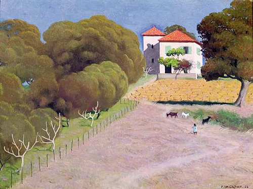 Felix Vallotton - Das Haus mit dem roten Dach