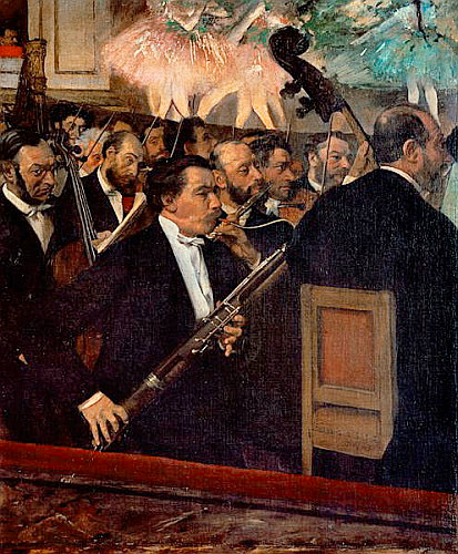 Edgar Degas - Das Orchester der Oper
