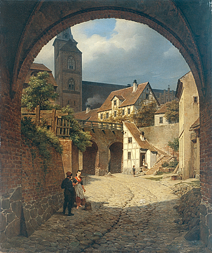 Friedrich Eduard Meyerheim - Das Tor von Tangermünde 