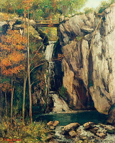 Gustave Courbet - Der Abgrund in Conches