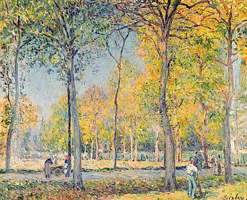 Alfred Sisley - Der Bois de Boulogne