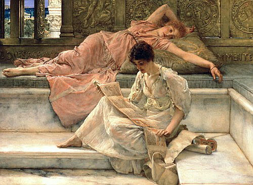Sir Lawrence Alma-Tadema - Der favorisierte Dichter, 1888
