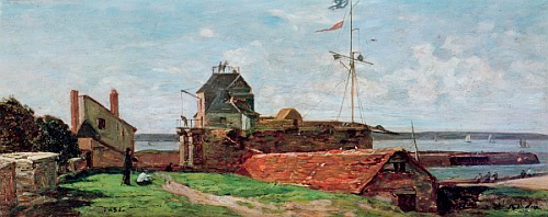 Eugéne Boudin - Der Francois I Turm bei Le Havre