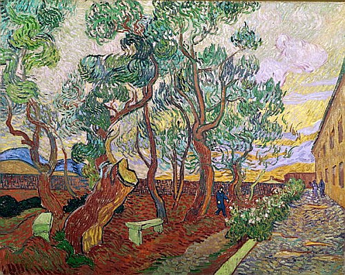 Vincent van Gogh - Der Garten des St. Paul Krankenhauses, St. Remy