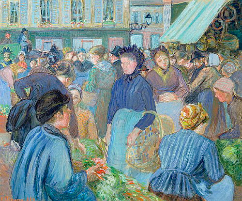 Camille Pissarro - Der Markt von Gisons