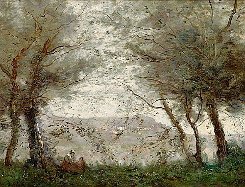 Jean Baptiste Camille Corot - Der See bei Ville-d'Avray