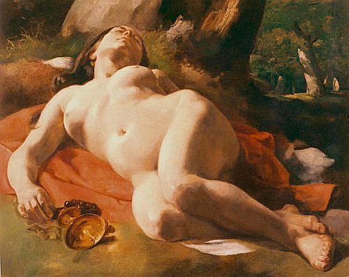 Gustave Courbet - Die Bacchantin