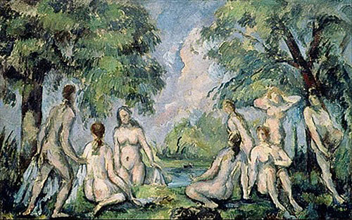 Paul Cézanne - Die Badegäste