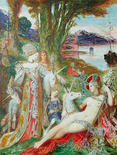 Gustave Moreau - Die Einhörner