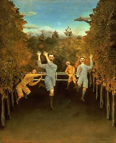 Henri Rousseau - Die Fußballspieler